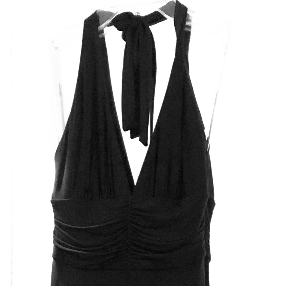 BCBG maxazria Blacl Halter Dress